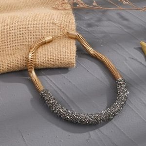 Rhinestone Decor Necklace